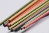 colored fiber diffuser sticks
